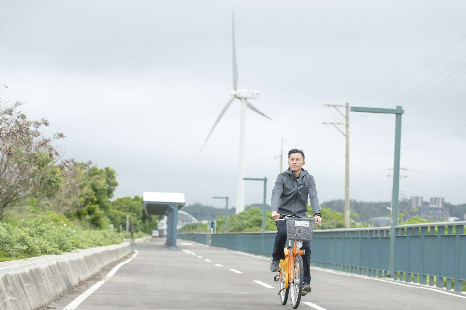 新竹17公里海岸線自行車道景色|