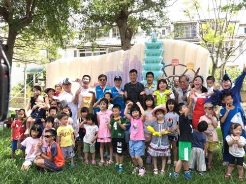 新設綠地、無障礙設施 百位香山居民慶祝竹市大庄公園啟用