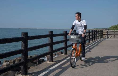 新竹17公里海岸線自行車道景色