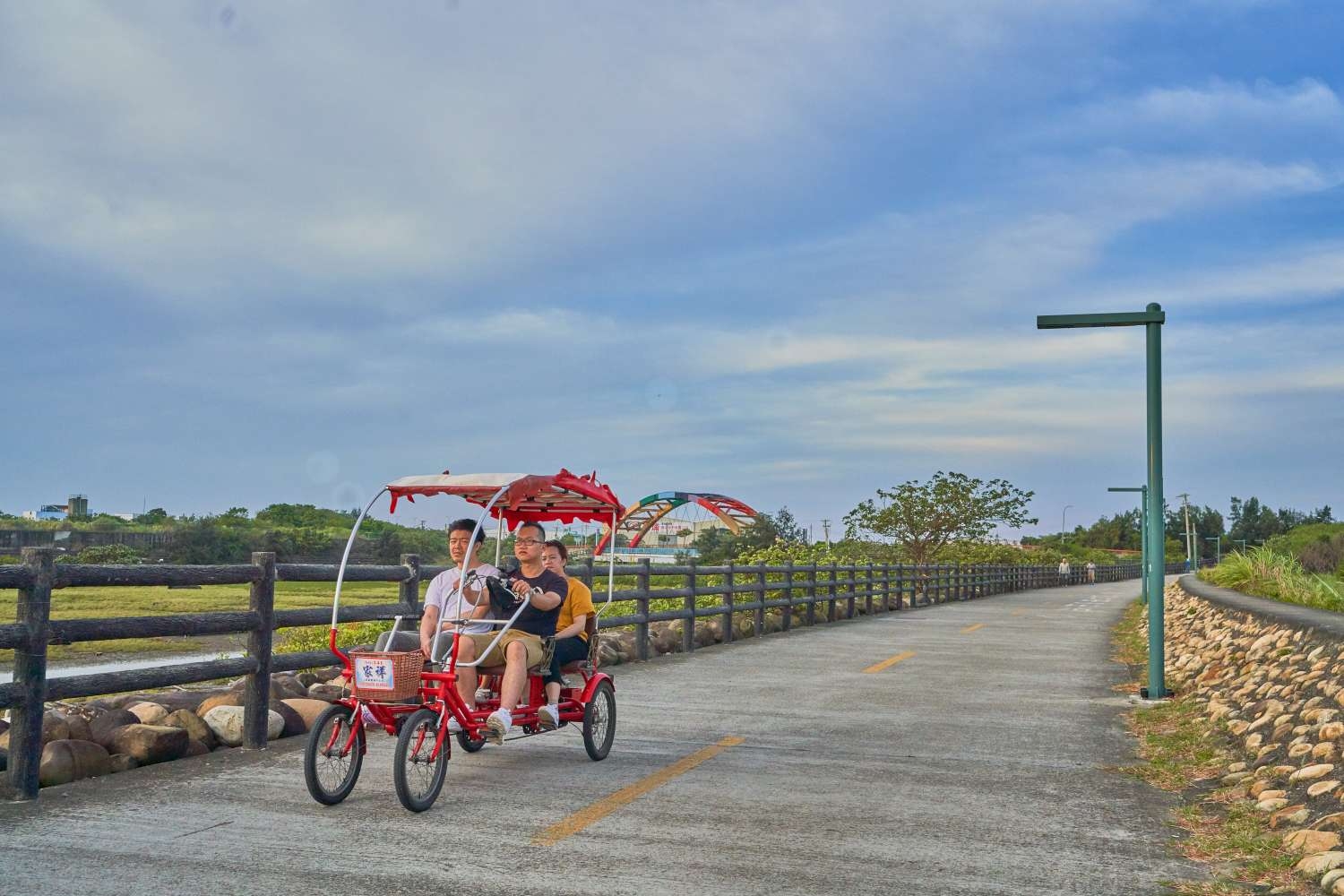 新竹17公里海岸線自行車道景色